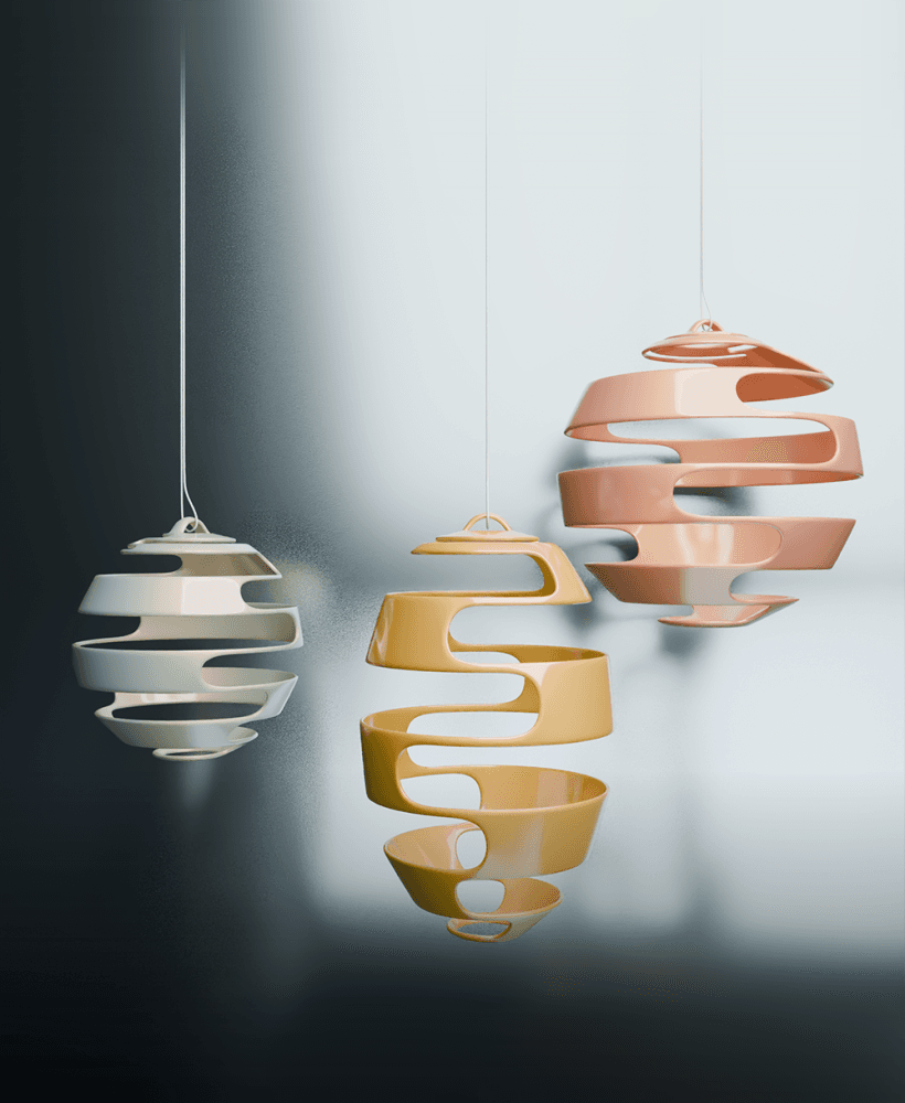 3x Festive Christmas Ornaments 3d model