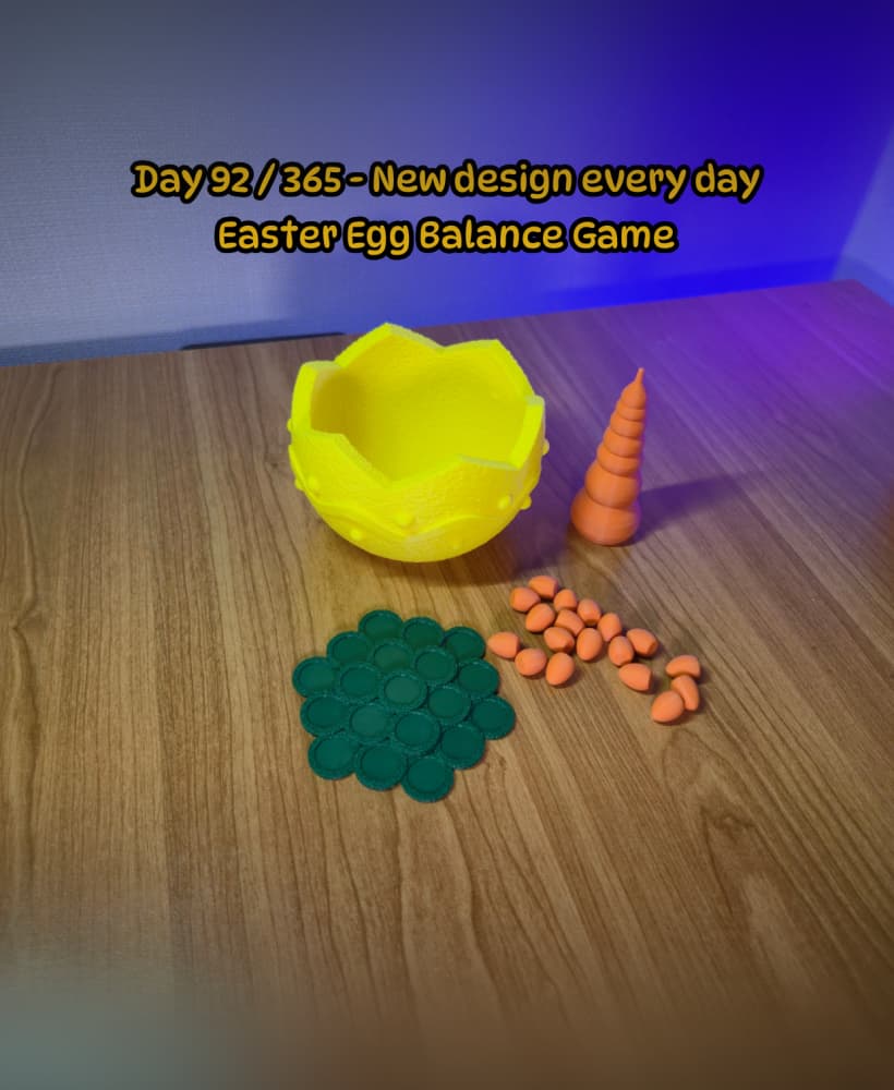 Easter Egg Balance Challenge 3d model