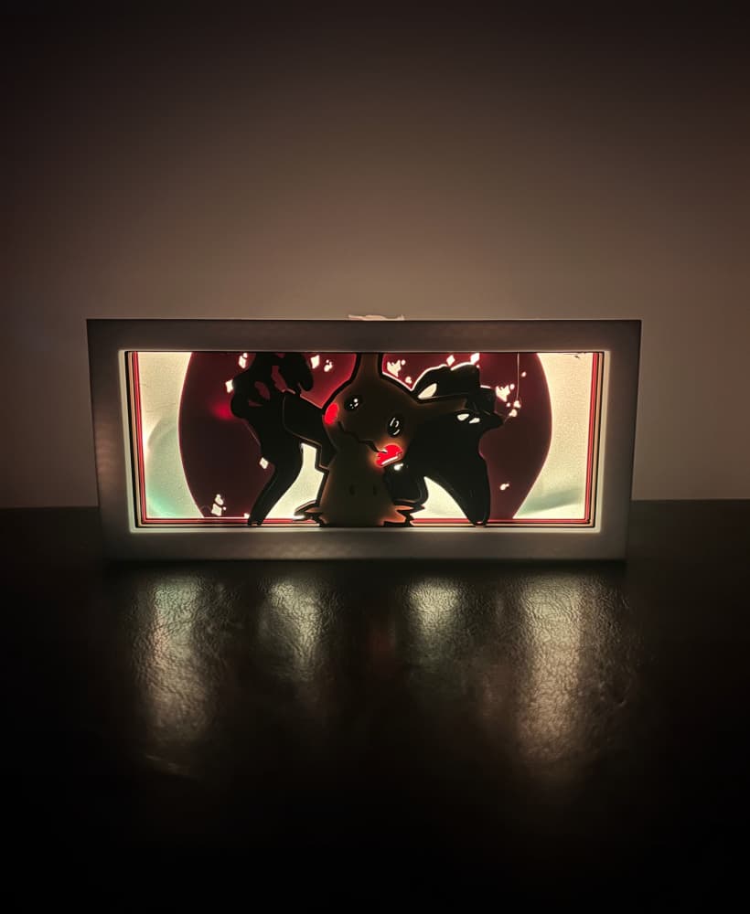 Mimikyu - LED Lightbox 3d model