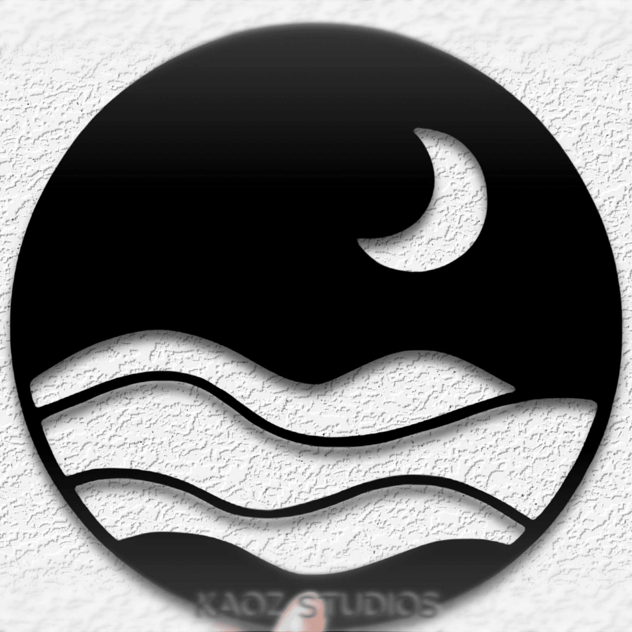 minimalistic night scene wall art minimalist scenery wall decor 3d model