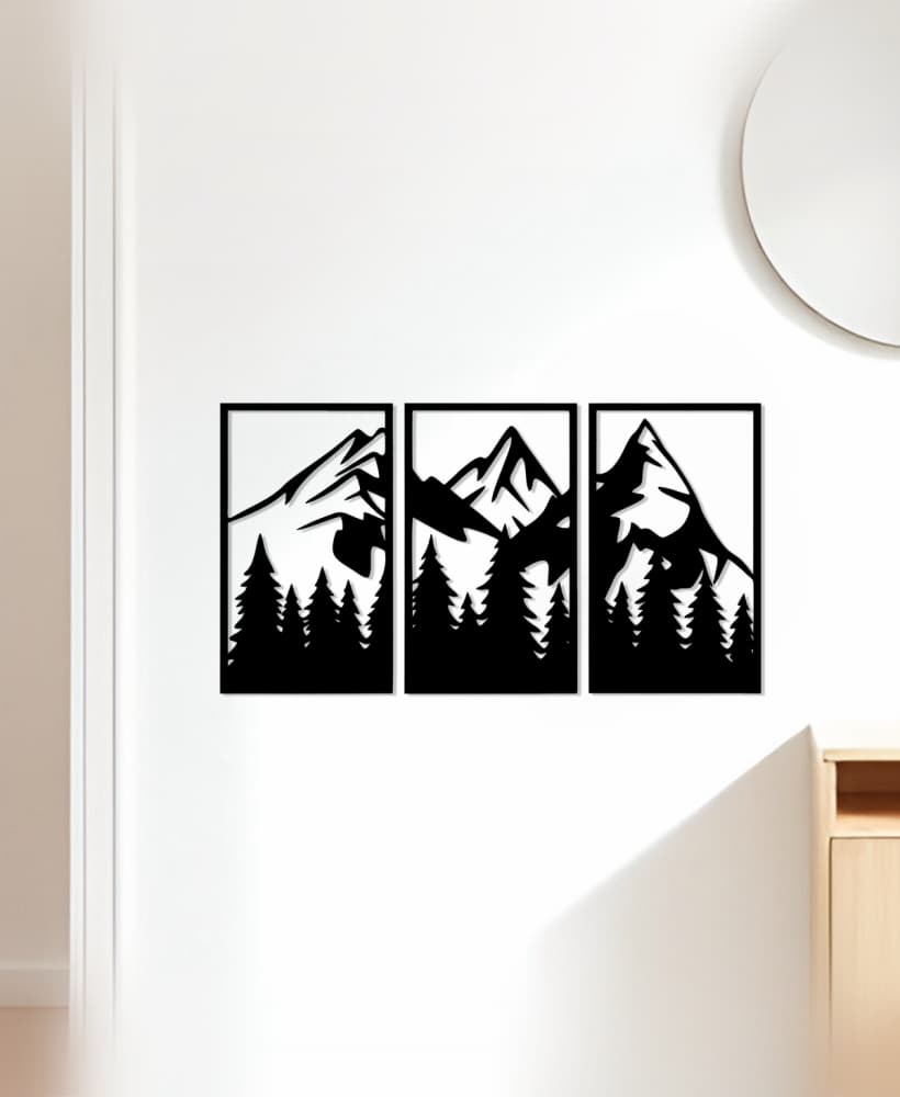 Mountain Wall Art, Wall Decor, Home Decor 3d model