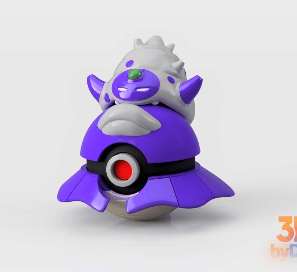 Slowking Galarian Poke Ball 3d model