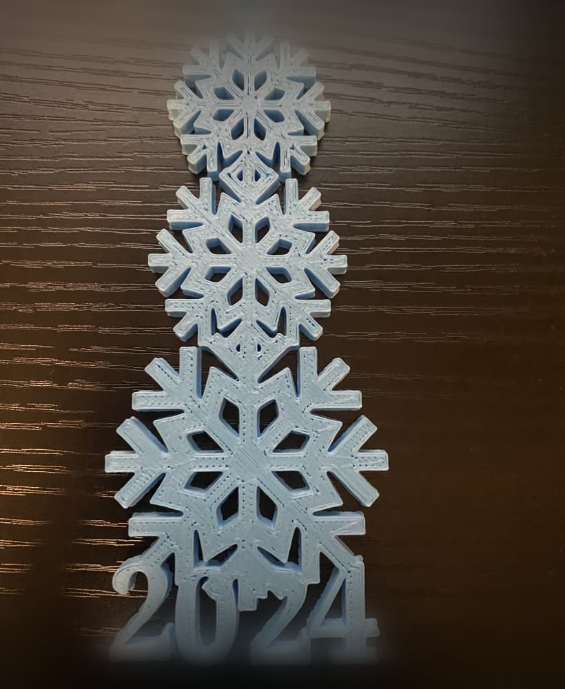 2024 ornament 3d model