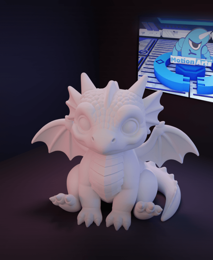 Dragao fofinho.stl 3d model