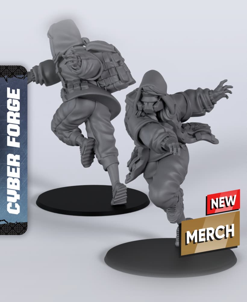 Sanae Kanahebi - With Free Cyberpunk Warhammer - 40k Sci-Fi Gift Ideas for RPG and Wargamers 3d model