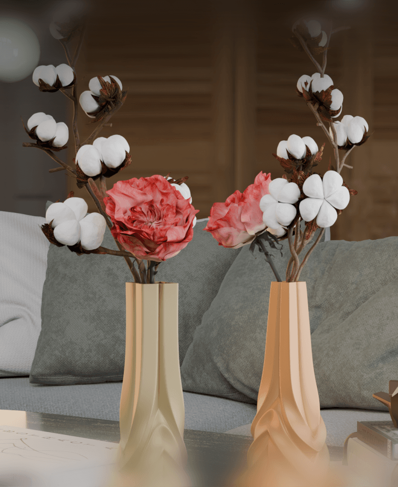 Modern Sculptural Vase 3d model