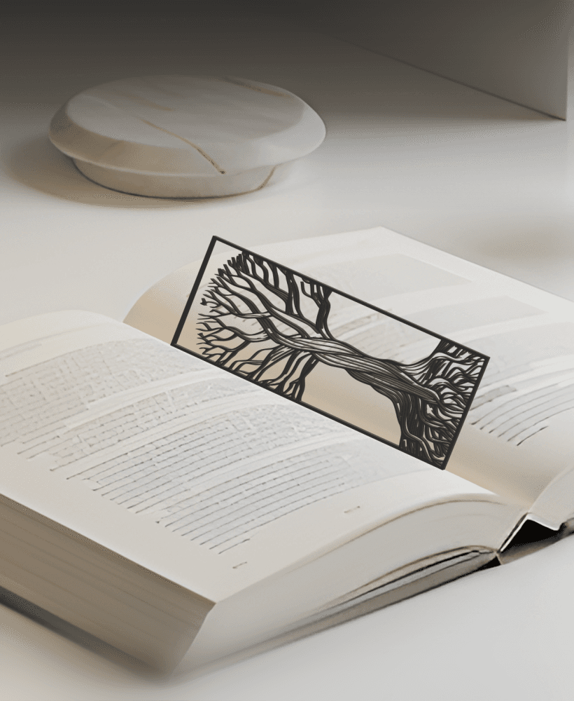 Tree Bookmark, Creativity Bookmark, Gift Idea 3d model