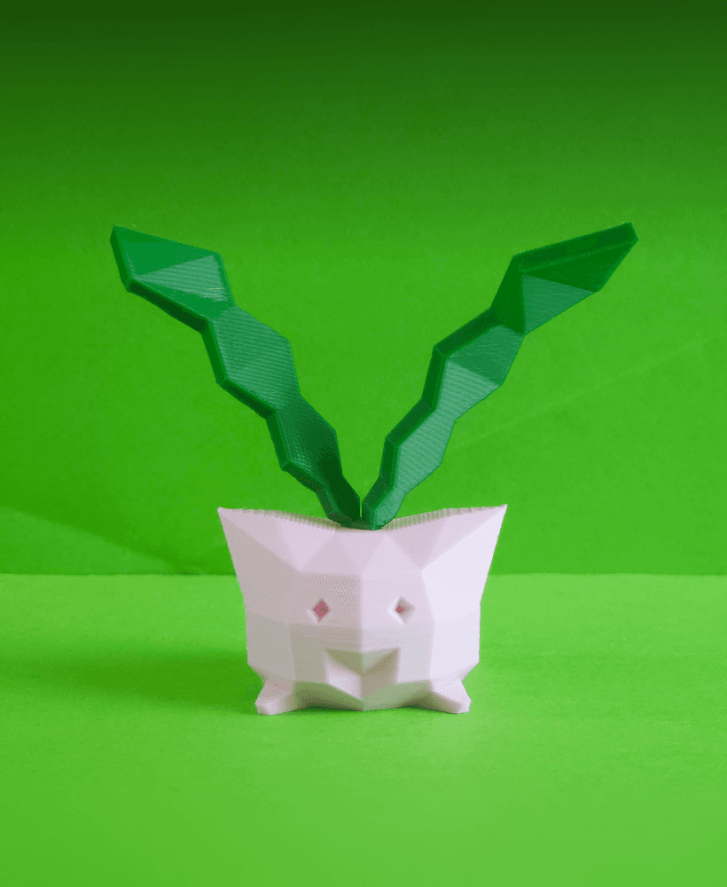 Hoppip Low Poly Pokemon 3d model