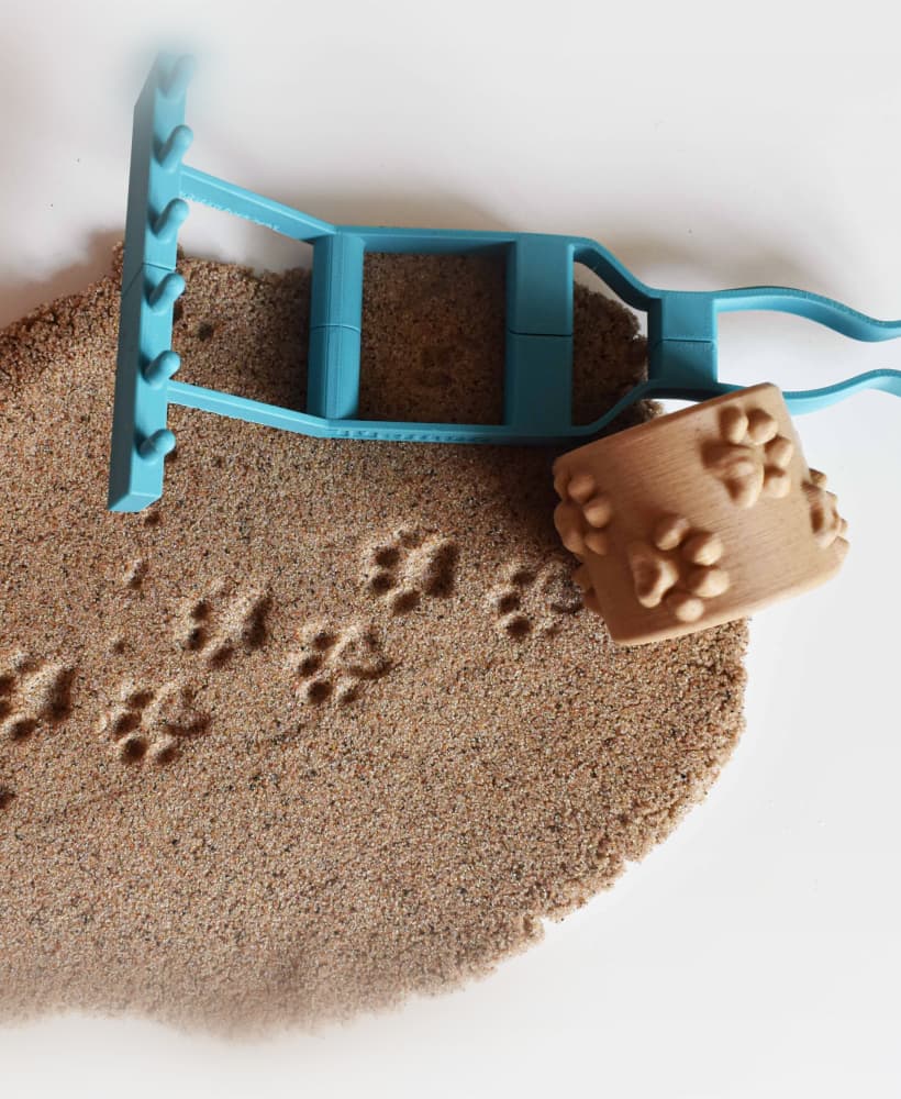 Multi-Tool Handle for Sand Play 3d model