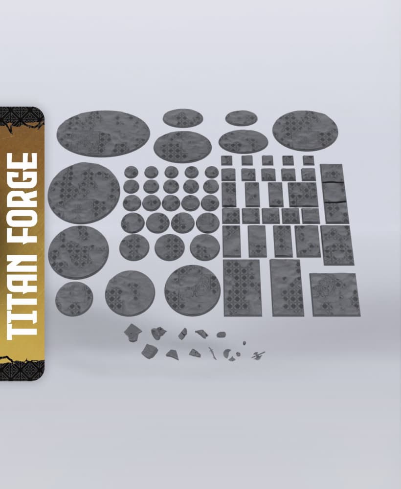 Orcs and Wizards Bases + Assets - With Free Dragon - 5e DnD Inspired for RPG and Wargamers 3d model