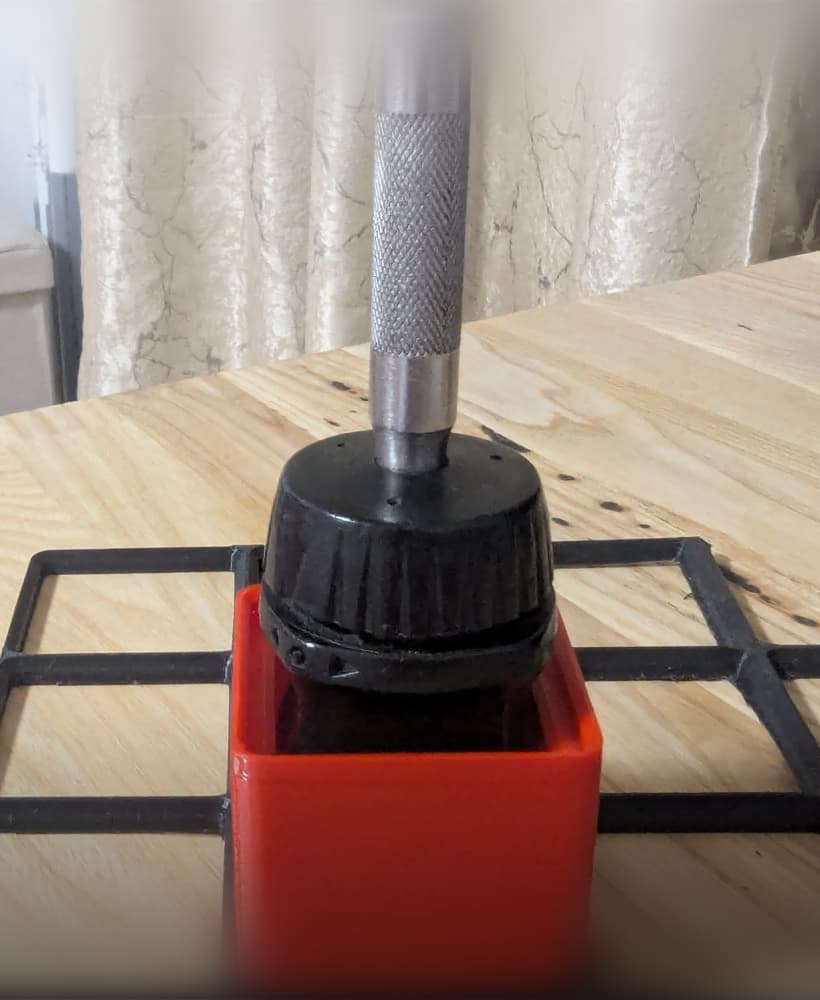 Gridfinity 1x1 Vertical stubby screwdriver holder 3d model