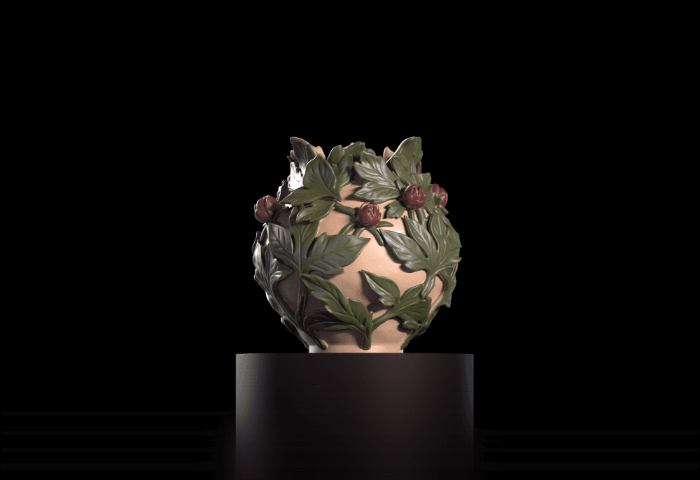 The Berry Harvest — Wild Garden Vase 3d model