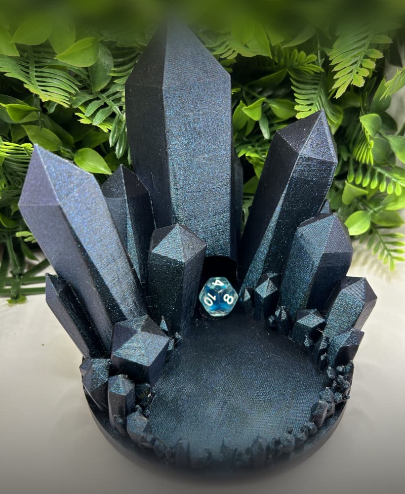 Crystal Dice Tower 3d model