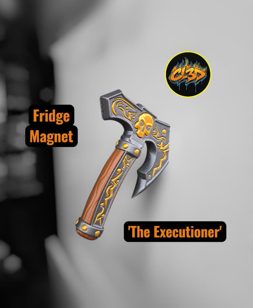 Executioner Axe Magnet 3d model