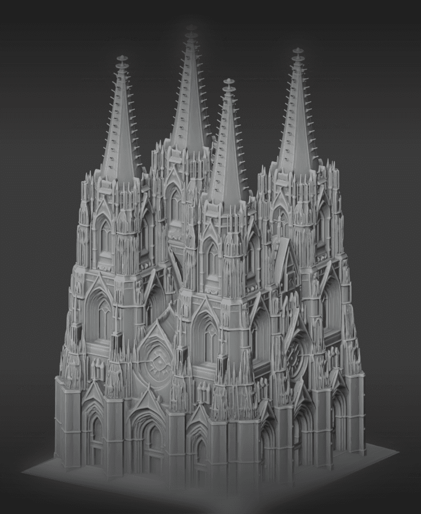 Cologne Cathedral.stl 3d model