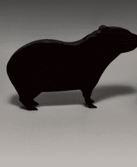 Capybara candy dispenser 3d model