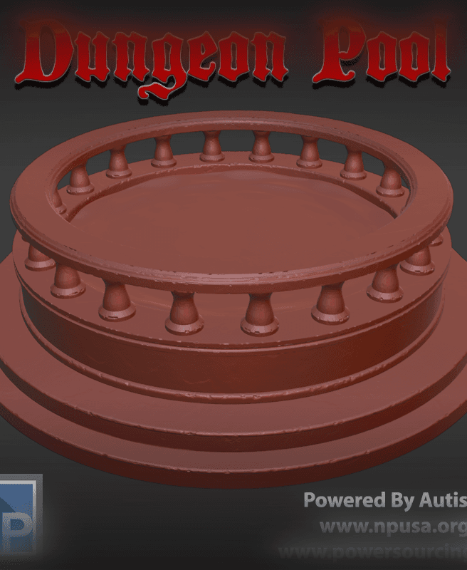 Dungeon Pool 3d model