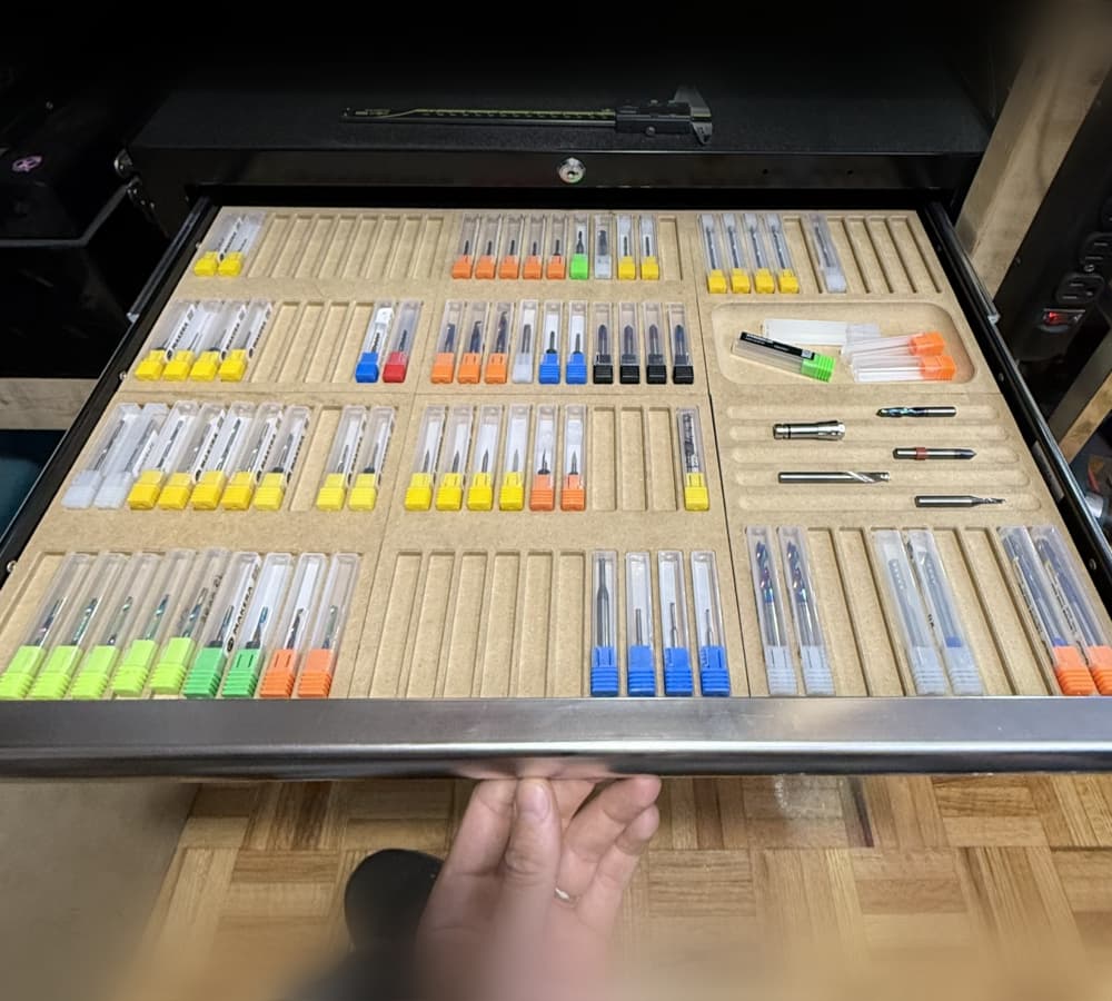 CNC Bit Tray - by @Larsen_dsgn 3d model