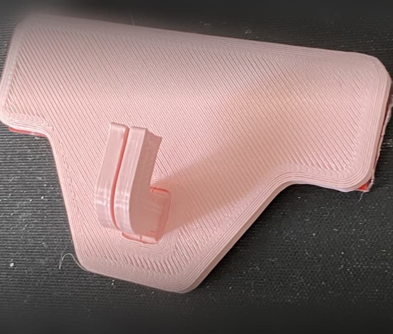 Simple Adhesive Wall Hook 3d model