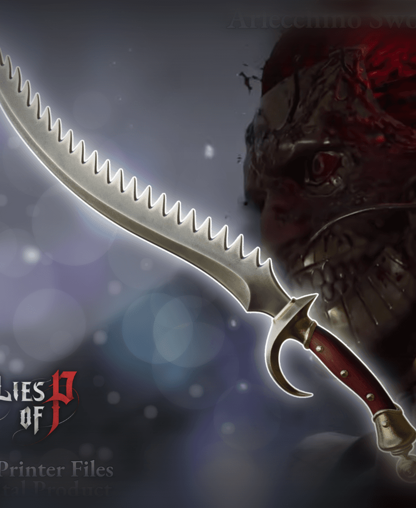 Arlecchino, the Blood Artist Cosplay Sword Lies of P 3d model