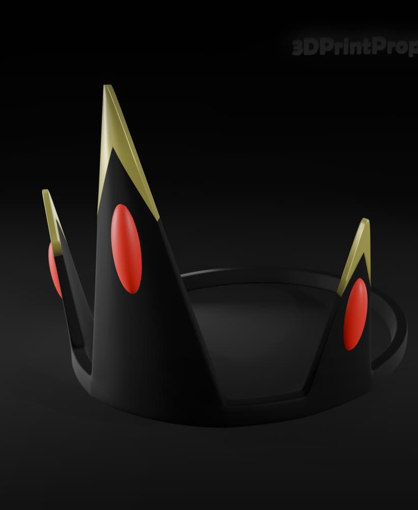 Charlie Morningstar Crown – Hazbin Hotel Cosplay – Print-Ready Split Parts 3d model
