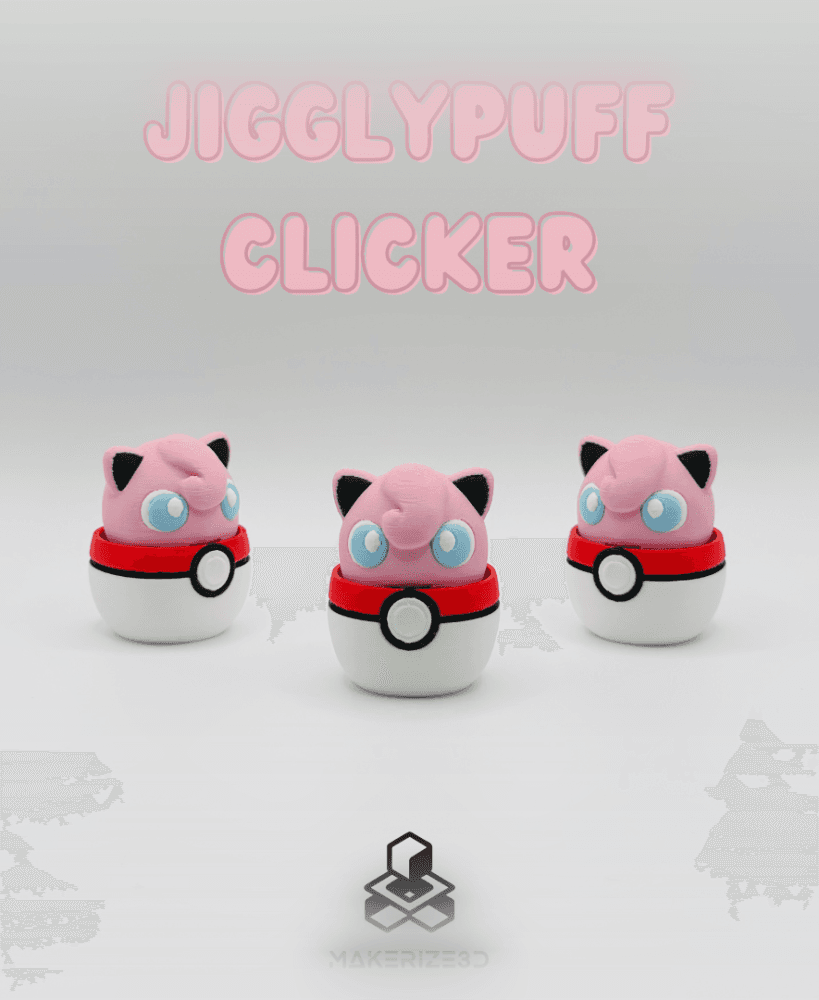 Jigglypuff Fidget Clicker 3d model