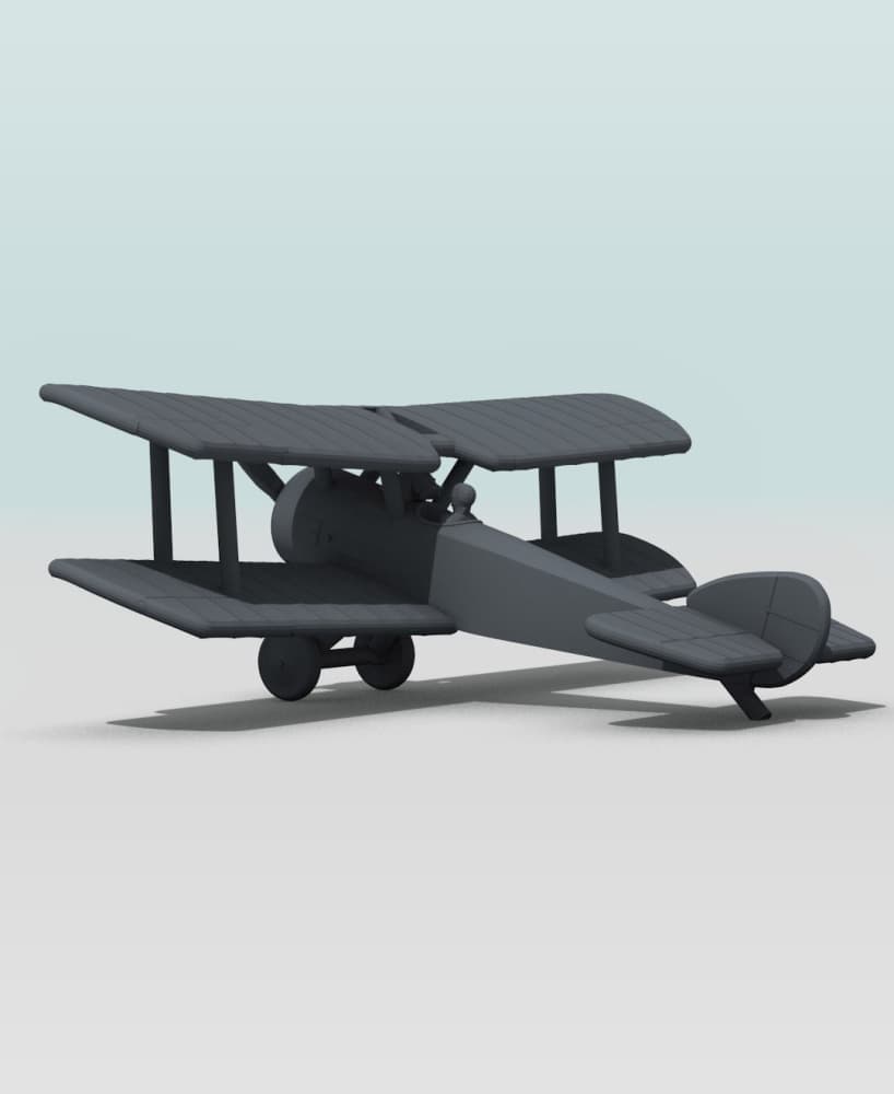 1:144 Sopwith Pup (RNAS) 3d model