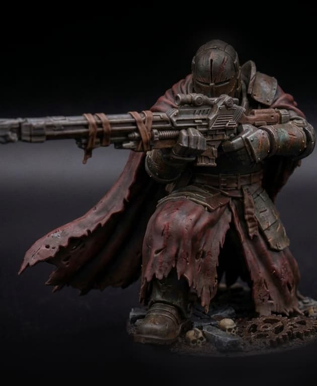 The Cathedral Guard Marines: The Basilican Infantry - Grimdark 32mm STL for Tabletop RPG.stl 3d model