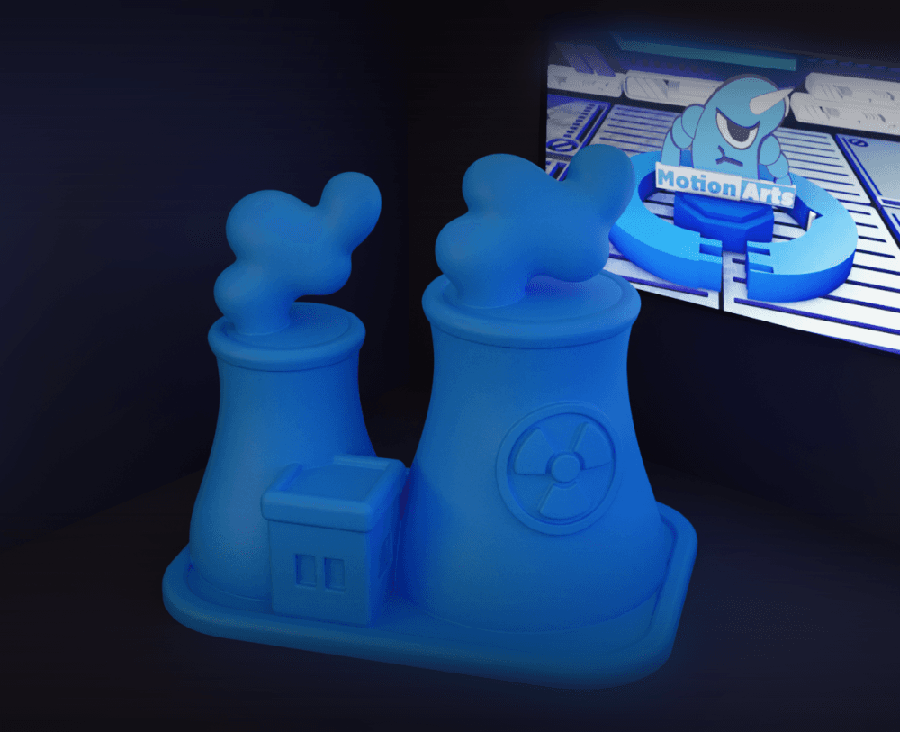 Usina Nuclear Cartoon.stl 3d model
