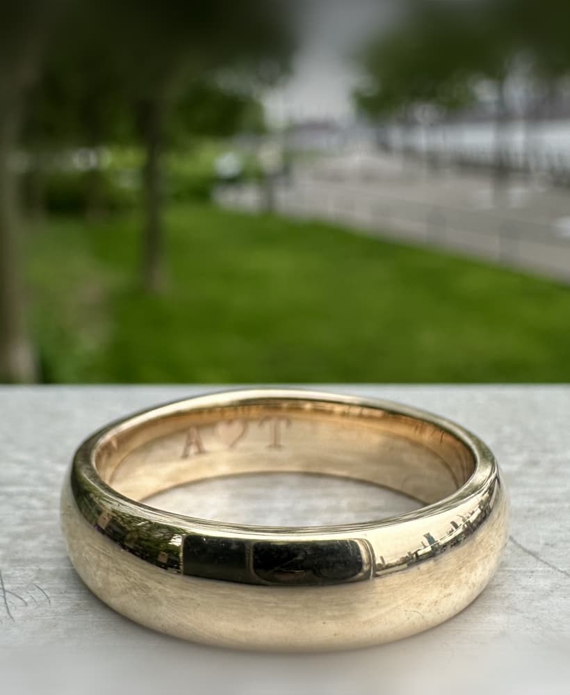 Comfort Profile Men’s Engagement / Wedding Band 3d model