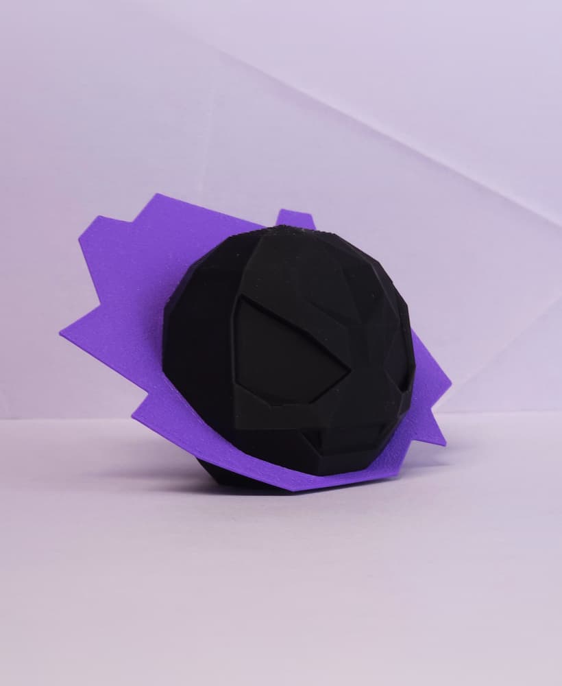 Gastly Low Poly Pokemon 3d model