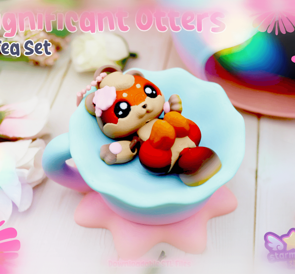 Significant Otters Flexi Set 3d model