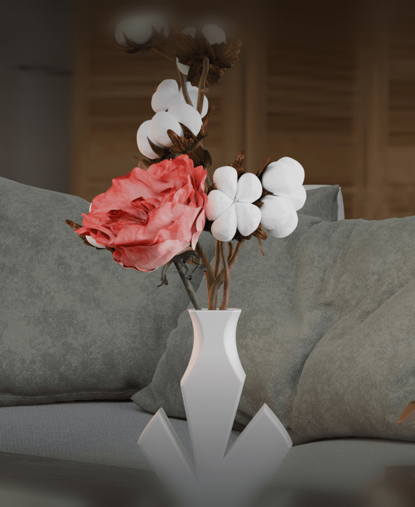 Faceted Vase 3d model