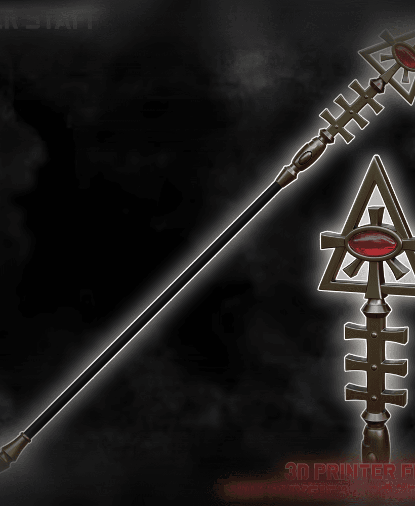 Seer Staff 3d model