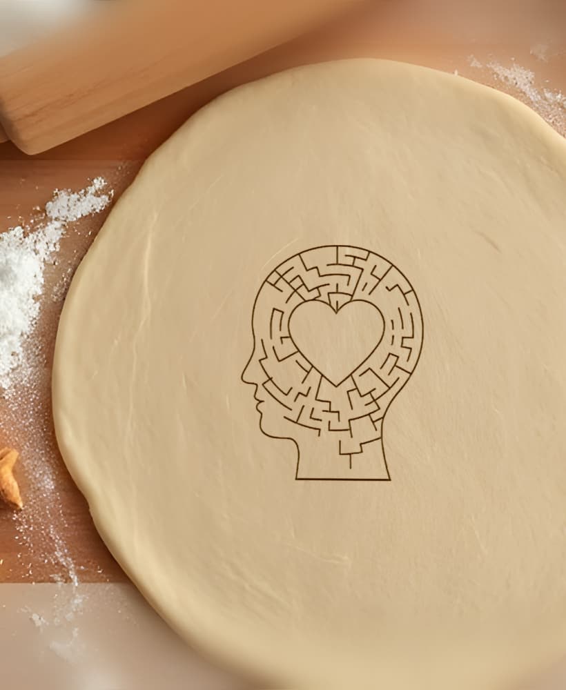 Brain Cookie Cutter, Biscuit Cutter 3d model