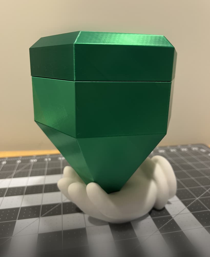 Chaos Emerald Deck Box 3d model