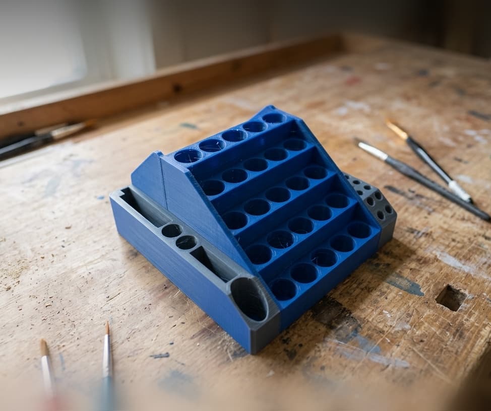 Paint & Tool Holder 3d model