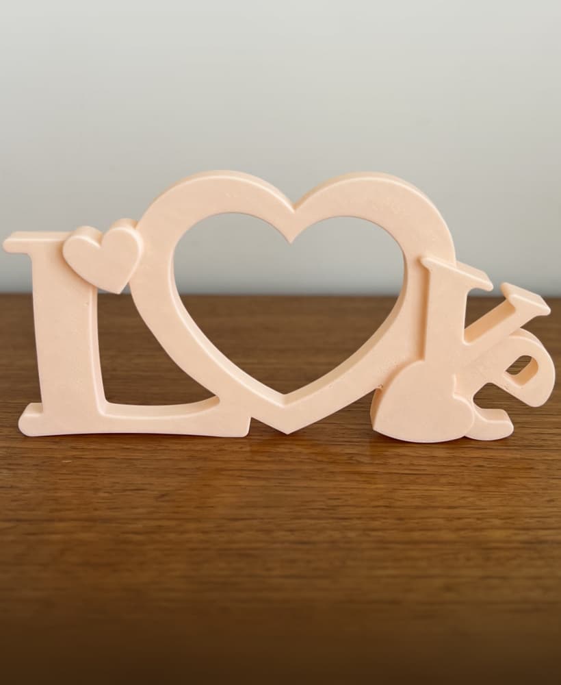Love Ornament 3d model