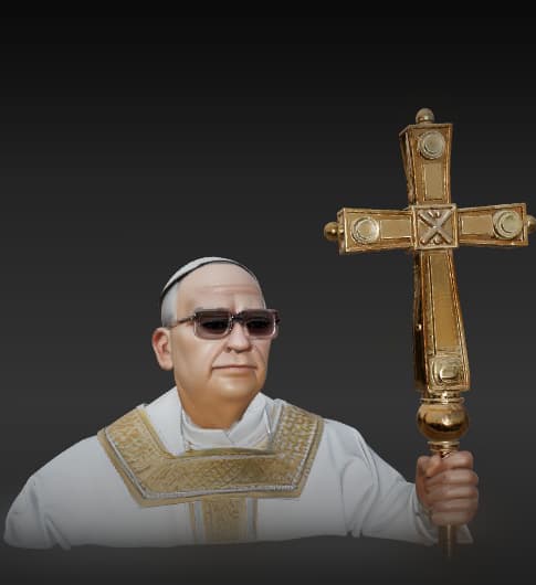PopeLeo XIV 3d model