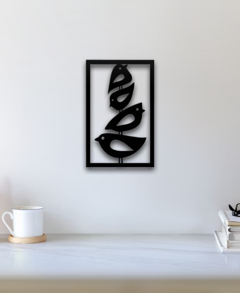 Birds Wall Art 3d model