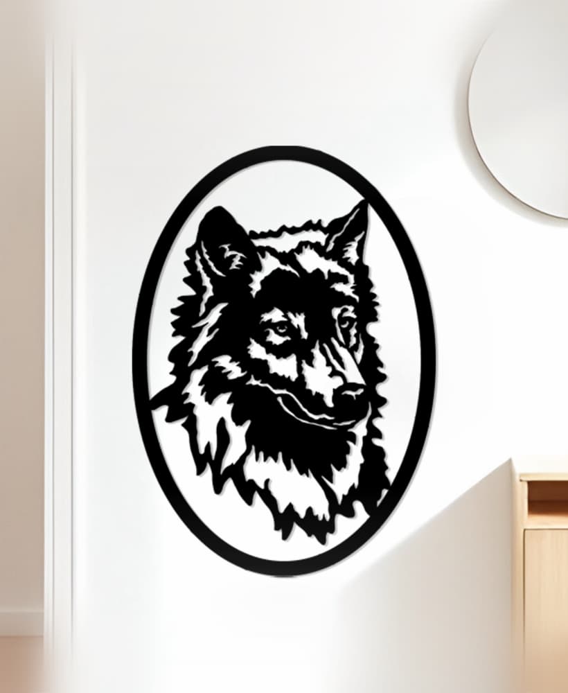 Wolf Wall Art, Wall Decor, Home Decor 3d model