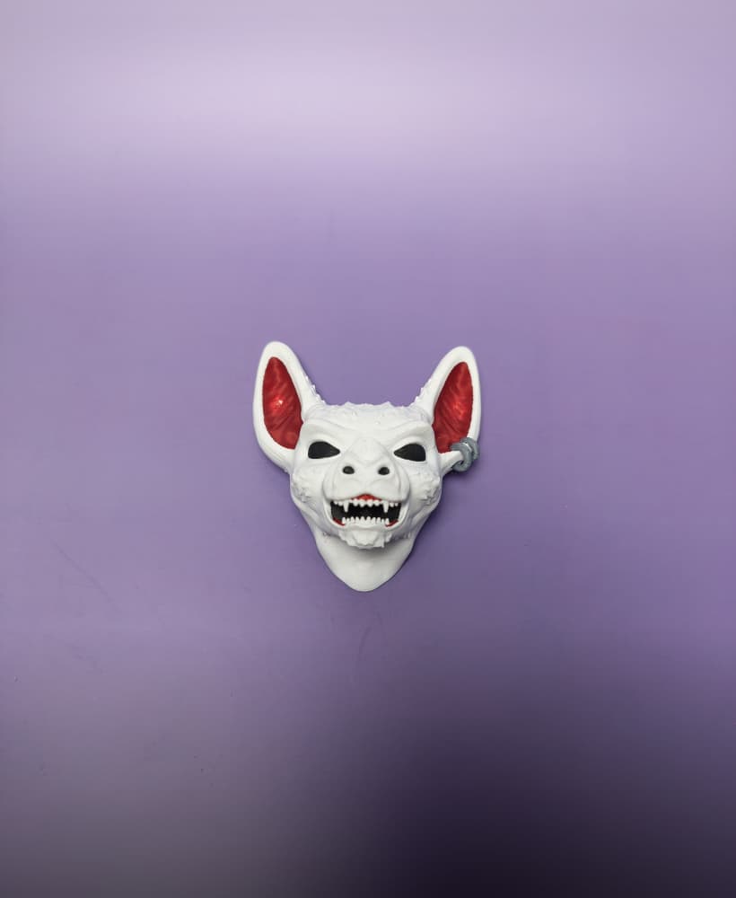 Punk Bat Magnet 3d model