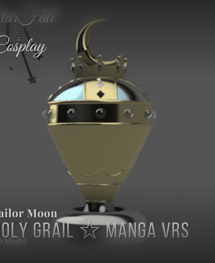 Holy Grail Sailor Moon Manga Version 3d model