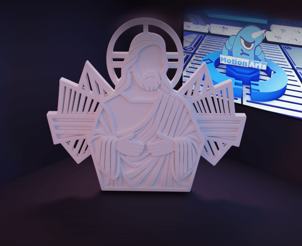 Jesus 2d.stl 3d model
