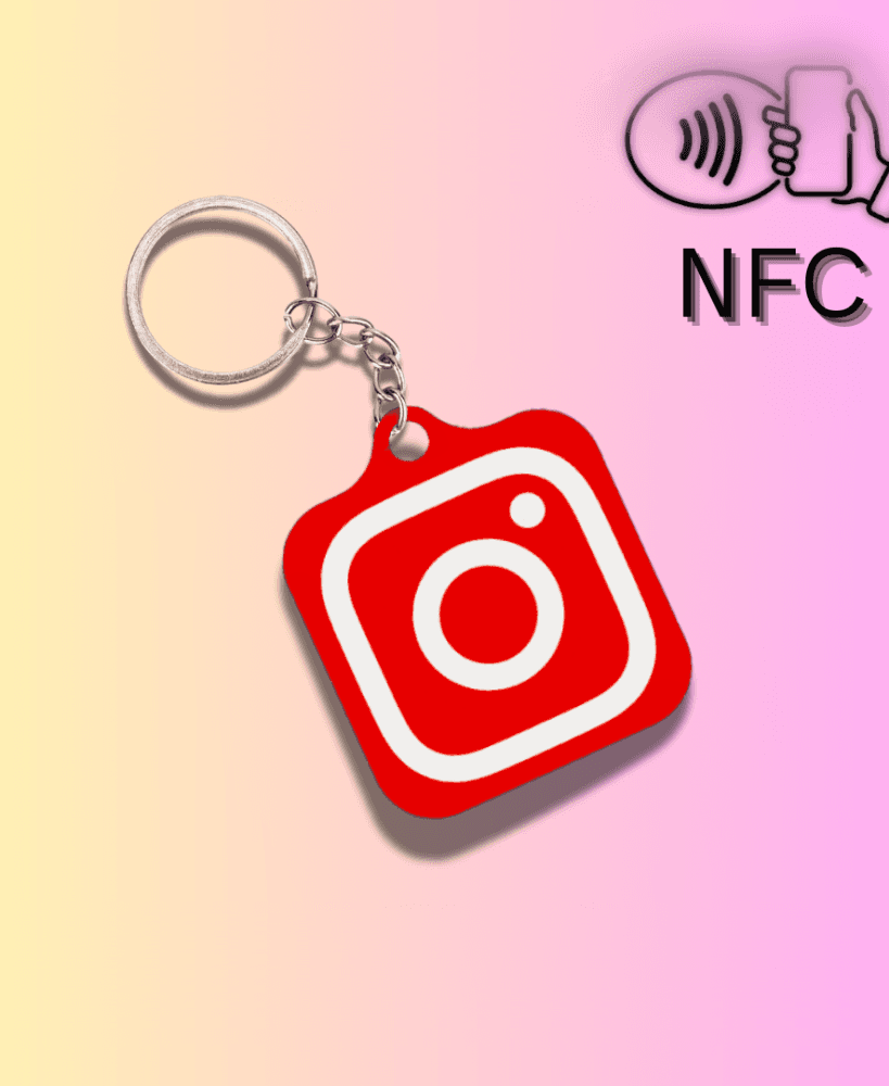 Instagram NFC Keychain.3mf 3d model
