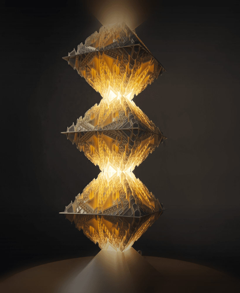 Pyramid - 2 - Piranesi - Stacking 3d model