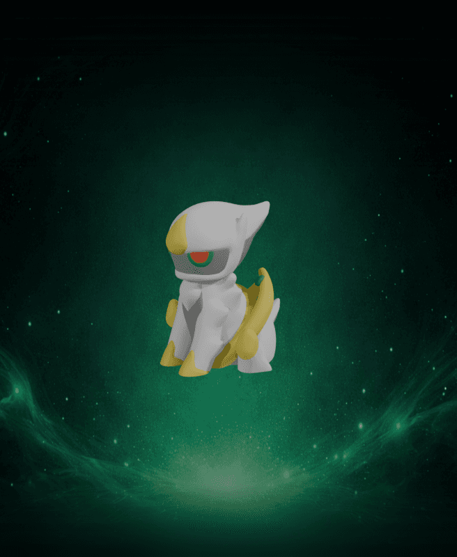 Arceus (No support, 3MF included) 3d model