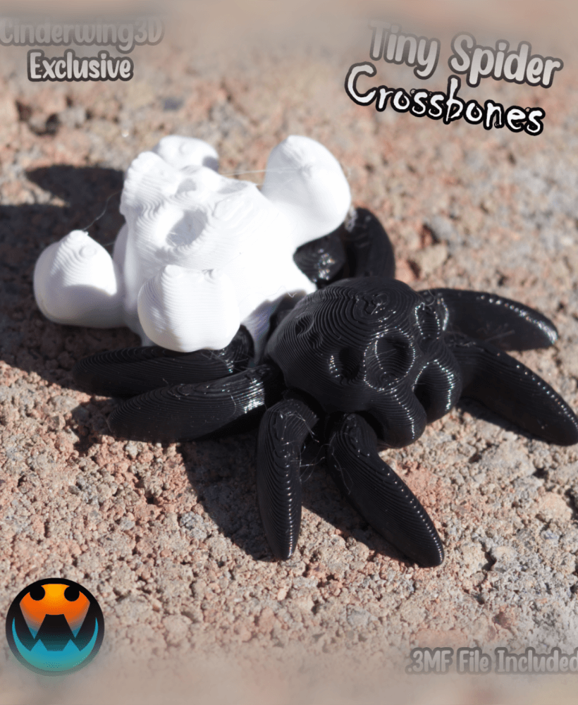 Tiny Spider - Crossbones 3d model