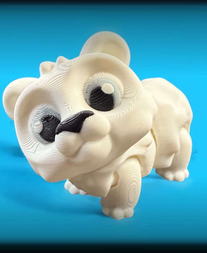 Snowy the Polar Bear and Bonus Ice Blocks 3d model