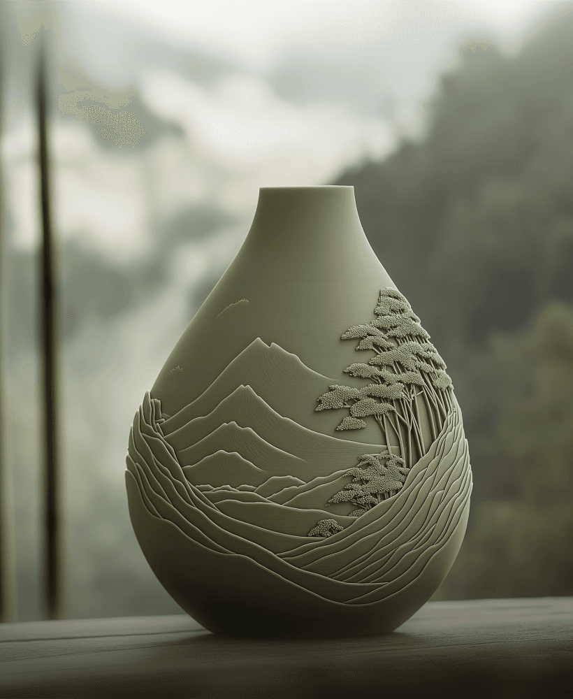 Peaks Vase for Unique and Elegant Home Decor 3d model